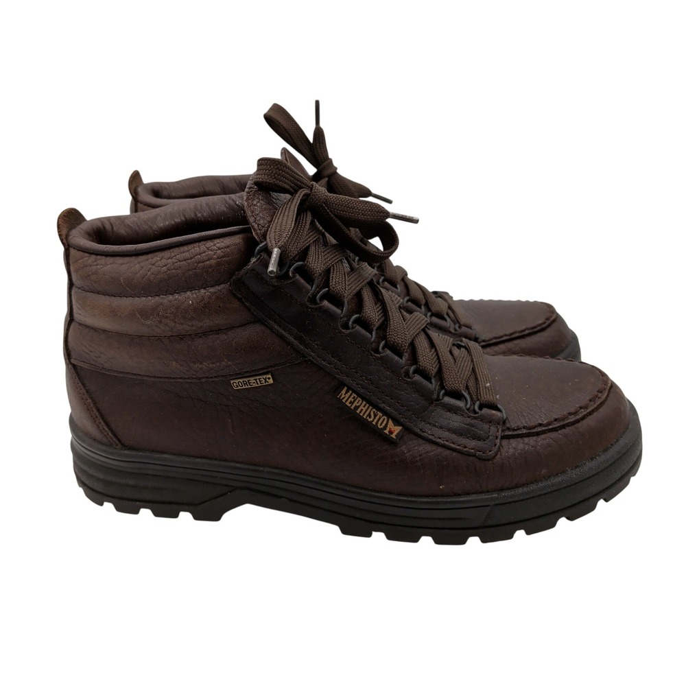 Mephisto Niki GT Gore-Tex Brown Leather Hiking Boots Mens 8.5 UK 6 Waterproof